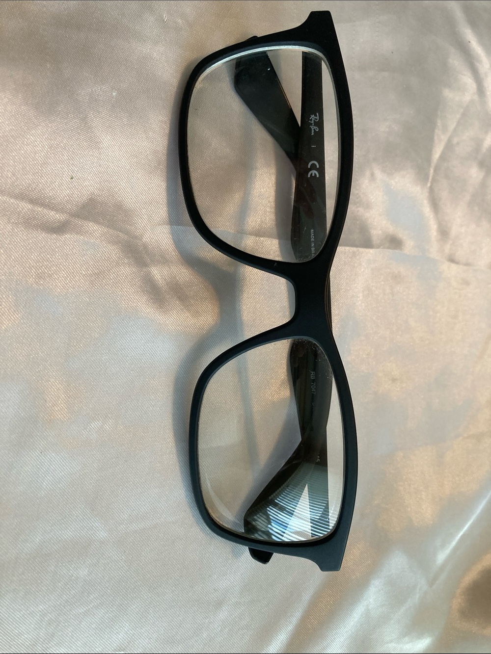 Ray Ban Black Men's Rectangular Eyeglasses - Classic Everyday Frame